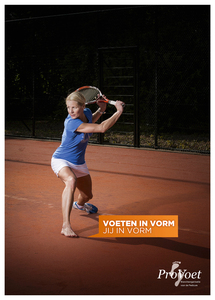 Poster “Voeten in Vorm” ‘Tennis’