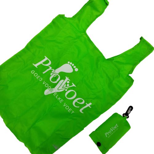 Groene boodschappentas (opvouwbaar)