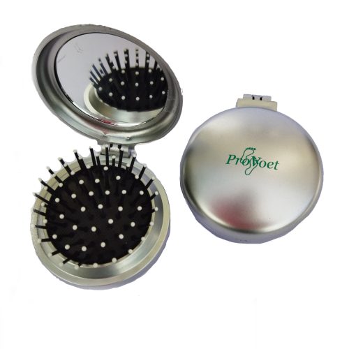 Haarborstel met spiegel