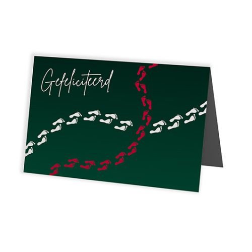 Wenskaart met envelop